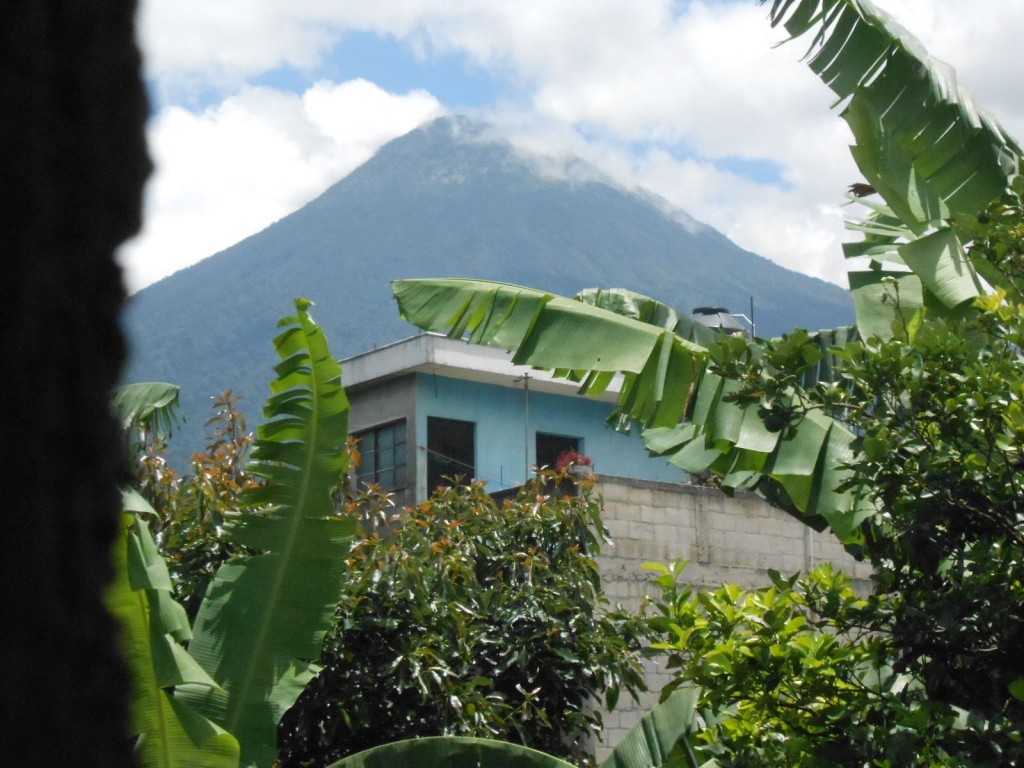 Poqomam Maya live in the shadow of Junajpu, also known as Volcán de Agua.