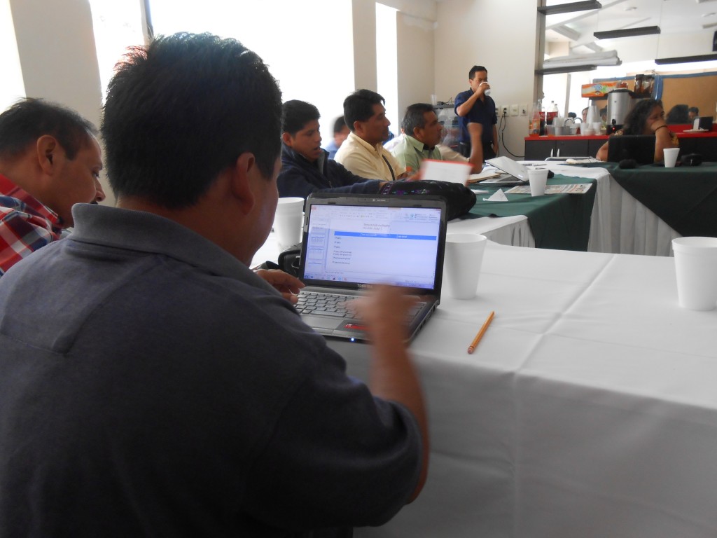 A grammars and dictionaries workshop in Tuxtal Gutierrez in June 2013.