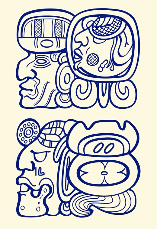 Blue line art of a face

Description automatically generated
